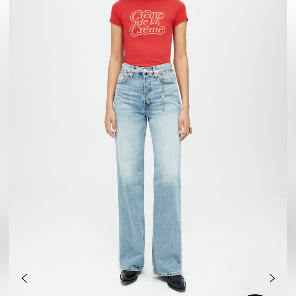 70’s Ultra High sun faded jeans RE/DONE